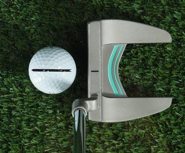 TOP FLITE WOMEN'S MALLET PUTTER 34 LADIES STEEL SHAFT RH ~ L@@K!!