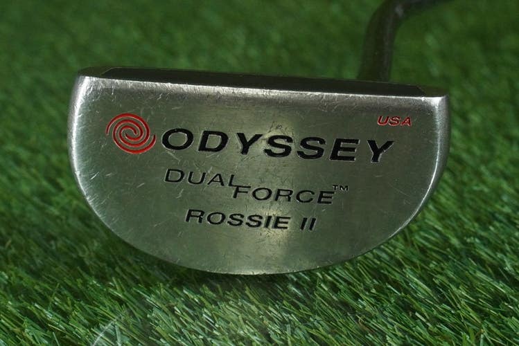 ODYSSEY DUAL FORCE ROSSIE II 36 MID-MALLET PUTTER STEEL ECONOMIC SHAFT RH