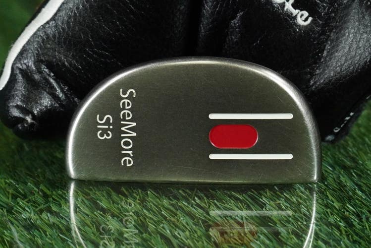SEEMORE SI3 MID-MALLET PUTTER 35.5 SUPER STROKE GRIP +COVER ~ NICE!!