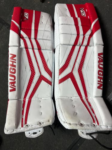30 + 2 Intermediate Vaughn Velocity V10 Goalie Leg Pads  FREE USA SHIPPING
