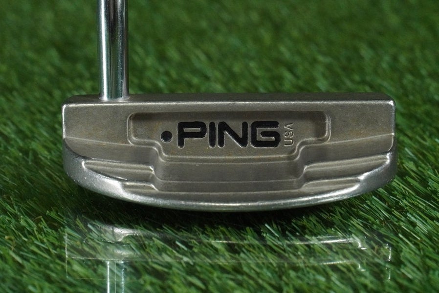 PING PIPER G2 34.5 MID-MALLET PUTTER BLACK DOT RH WINN AVS & CLOVER HEADCOVER