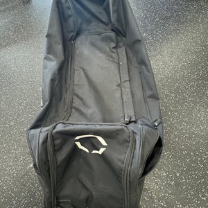 Used Evoshield PLAYER WHEELED BAG BB/SB Player Wheeled Bag Black 11849-S000030107