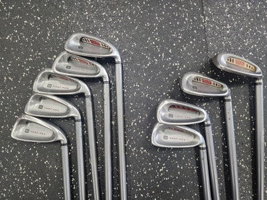 Used Wilson DEEP RED Womens Iron Set RH 3I-PW 11849-S000019644