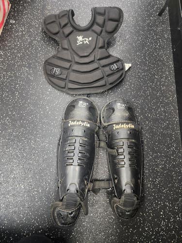 Used JADEKYLIN SET Catchers Chest Protector Black Junior 11849-S000029075