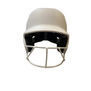 Used Easton GHOST HELMET Batting Helmet w/Mask White S/M 11706-S000359315