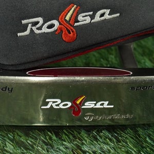 TAYLORMADE ROSSA INDY SPORT1 34 PUTTER + ALL ORIGINAL & RARE OEM HEADCOVER!!