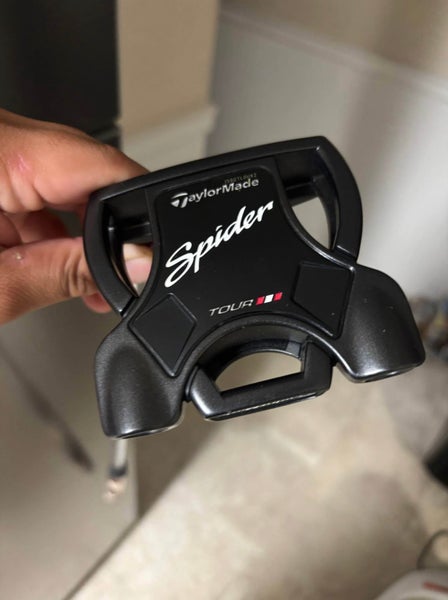 Black TaylorMade Mallet Spider Tour Left Hand Putter 35" (Used)