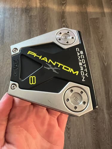 Scotty Cameron Mallet Phantom X 8 Right Handed Putter Uniflex 34" (Used)