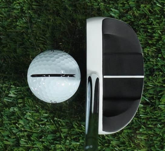 NEW PINEMEADOW SITE2 35 MALLET CENTER SHAFT PUTTER SUPER SRTOKE TOUR & COVER!!