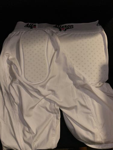 Alleson Youth football Girdle Large White New With Tags
