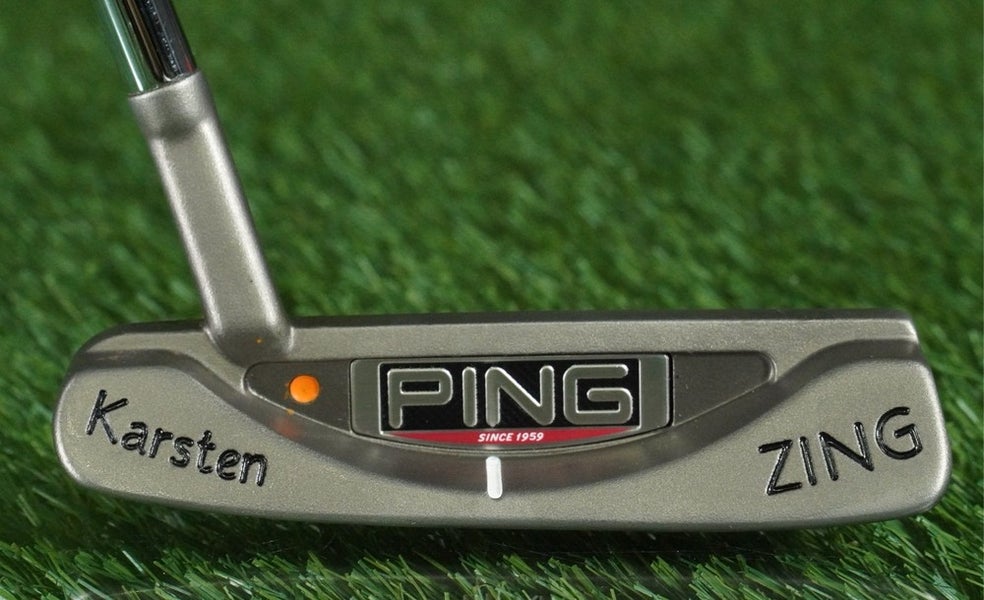 NEW PING ZING ORANGE DOT KARSTEN 35 PUTTER STROKE FITTING STRONG ARC ~ WOW!!