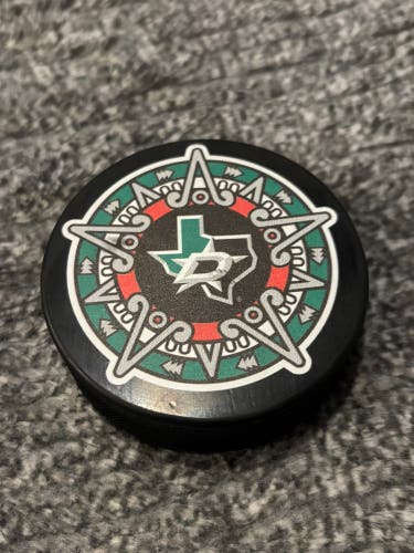 Dallas Stars NHL Hispanic Heritage Night Hockey Puck New