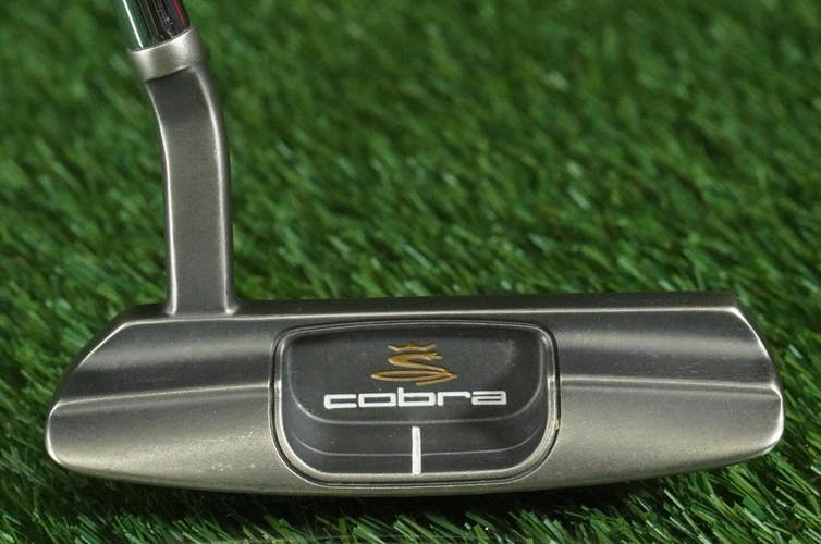 COBRA SYDNEY I 35 BLADE PUTTER ALL ORIGINAL, AUSSIE STEEL RH WITH COVER ~ WOW!