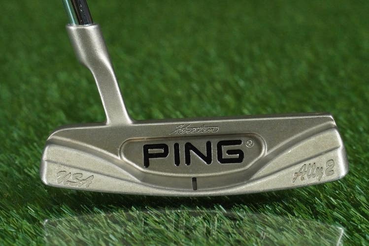 PING KARSTEN ALLY 2 35 BLADE PUTTER ALL ORIGINAL RH W/ HEADCOVER ~ LOOK!!