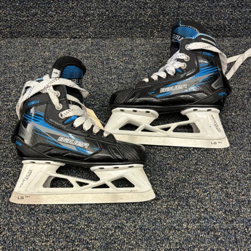 Junior Bauer GSX S24 Goalie Skates Size 1 (Used)