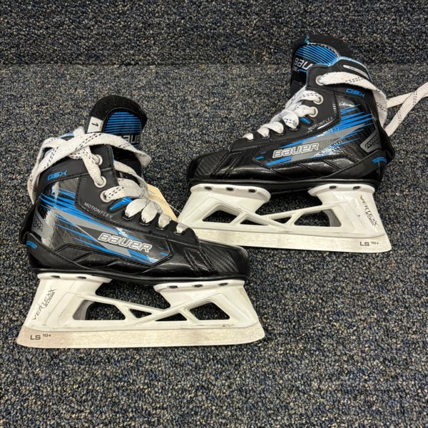 Junior Bauer GSX S24 Goalie Skates Size 1 (Used)