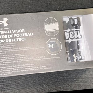 New Under Armour Football helmet visor adult size grey black