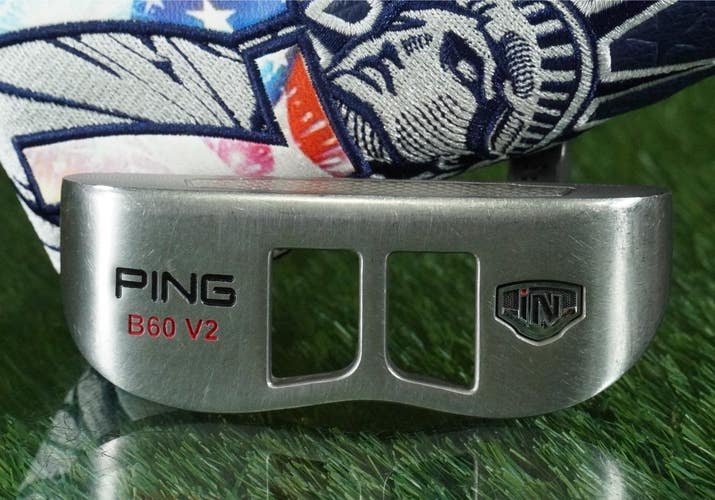 PING B60 V2 iN 35 BLADE PUTTER STEEL TRUE TEMPER IN SERIES RH W/ CMC HEADCOVER!