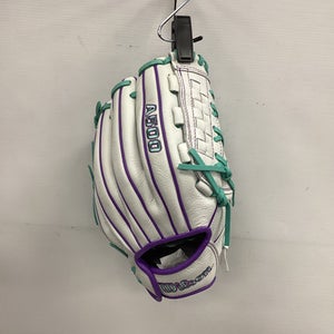 NEW Wilson A500 SIREN RH Throw Fastpitch Gloves White 11 3/4" 11851-S000035504
