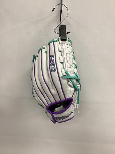 NEW Wilson A500 SIREN RH Throw Fastpitch Gloves White 11 3/4" 11851-S000035504
