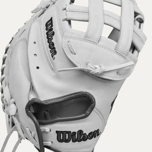 NEW Wilson A1000 Fastpitch Catchers RH Throw White 33" 11851-S000035502