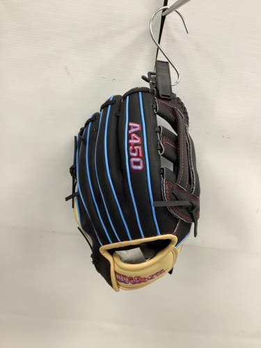 NEW Wilson A450 BB/SB Glove RH Throw Black 11" 11851-S000035491