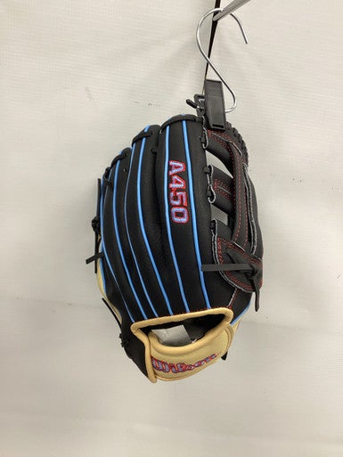 NEW Wilson A450 BB/SB Glove RH Throw Black 11" 11851-S000035491