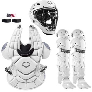 NEW Evoshield G2S FASTPITCH SET Catchers Equipment Other White Intermed 11851-S000035521