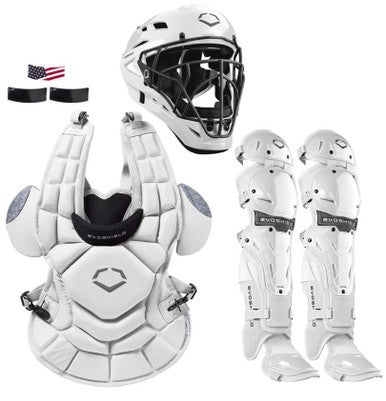 NEW Evoshield G2S FASTPITCH SET Catchers Equipment Other White Intermed 11851-S000035521