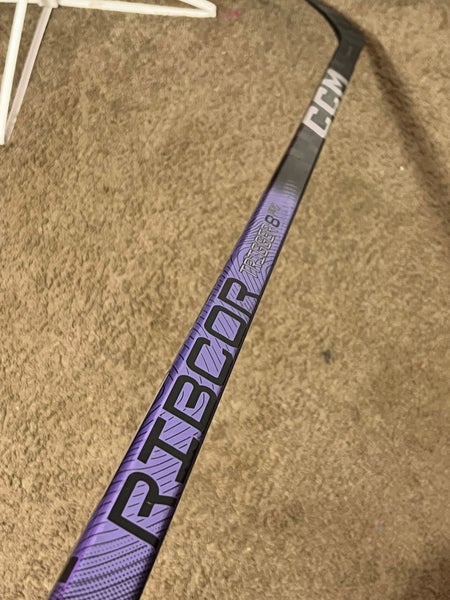 Used Intermediate CCM Right Handed P90TM RibCor Trigger 8 Pro Hockey Stick