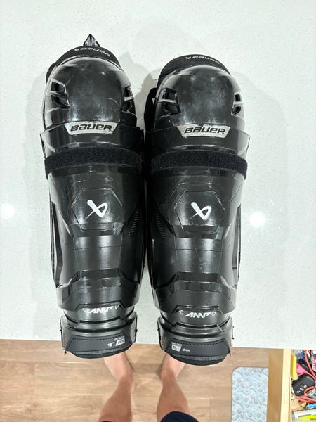 Senior Bauer Supreme M5 Pro 15" Shin Pads  (Used)