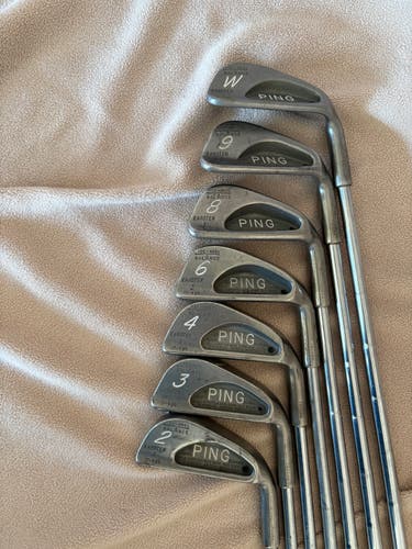 Men's Ping Karstens original Right Handed Iron Set Regular Flex 7 Pieces Steel Shaft (Used)