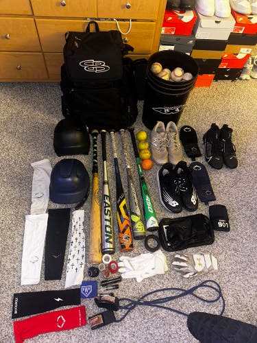 all this baseball gear