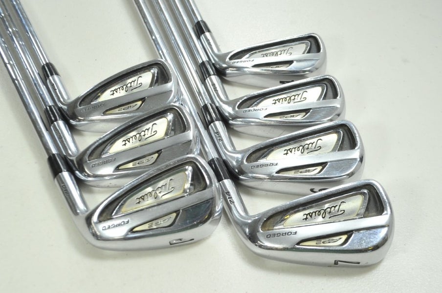 Titleist 714 AP2 4-PW Iron Set Stiff Flex Right KBS Tour Steel # 198420