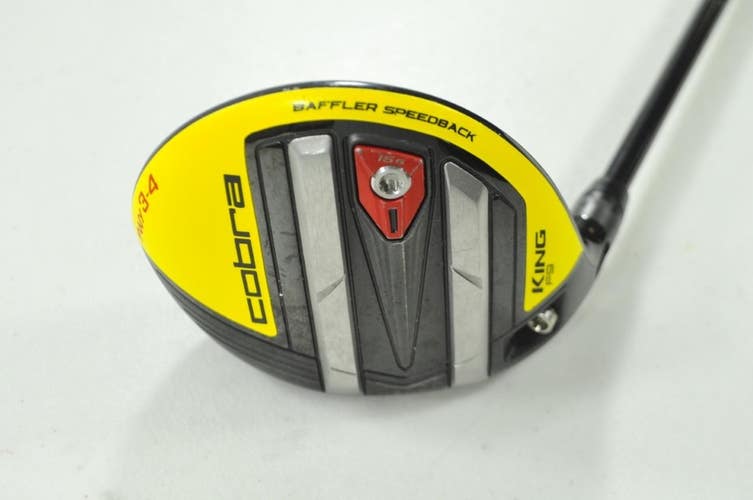 LEFT HANDED Cobra King F9 Speedback 3-4 Fairway Wood Stiff Flex Graphite #196121