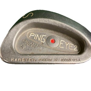 Ping Eye 2 Plus Sand Wedge Red Dot 1* Flat Men's RH ZZ Lite Stiff Steel 35" Nice