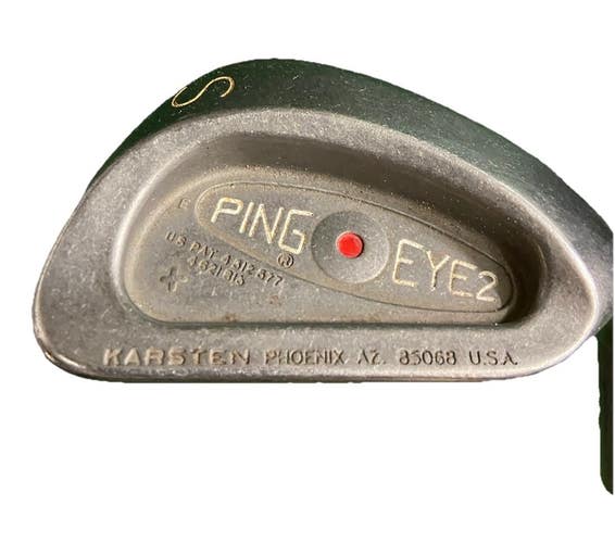 Ping Eye 2 Plus Sand Wedge Red Dot 1* Flat Men's RH ZZ Lite Stiff Steel 35" Nice