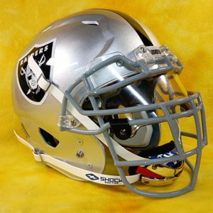 as Vegas Raiders custom fullsize Schutt XP football helmet XL Huge Helmet