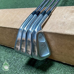 Used RH Miura Forged 1957 Forged Irons 4-7 DG S300 Stiff Flex Steel Golf Set
