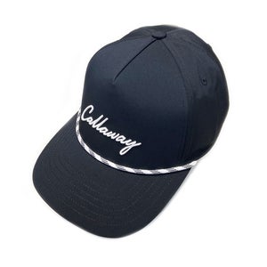 NEW 2025 Callaway Birdie Putt Rope Black Adjustable Snapback Golf Hat/Cap