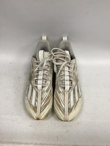 Used Adidas ADIZERO LAX Cleats Mens White Senior 10 11851-S000035421