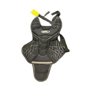 Used Rawlings CHEST PROTECTOR Catchers Chest Protector Black Youth 11859-S000023786
