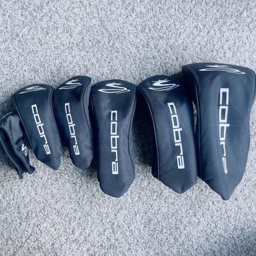 Cobra Diver Fairway Wood Hybrid Putter Golf Club Head Cover Set