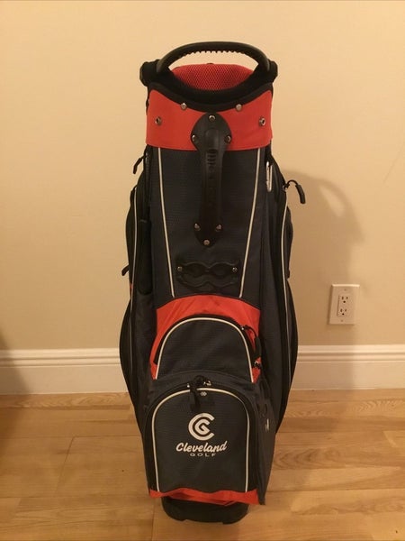 Cleveland Golf Lightweight Cart Bag with 14-way Dividers & Rain Cover