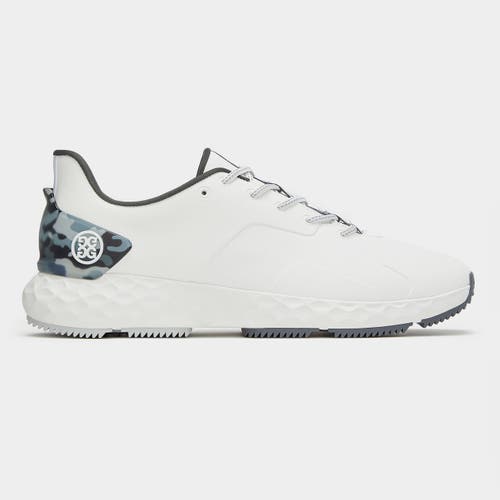 G/FORE MENS MG4+ CAMO ACCENT GOLF SHOE SNOW/CHARCOAL CAMO
