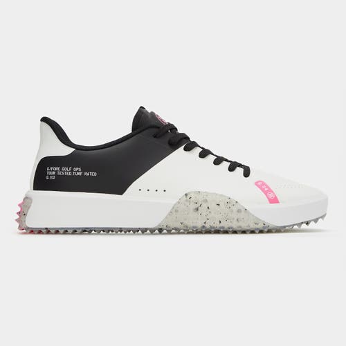 G/FORE MENS G.112 STIPPLED GOLF SHOE SNOW/ONYX