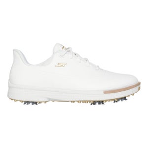 SKECHERS WOMENS GO GOLF JASMINE 2 WHITE/GOLD
