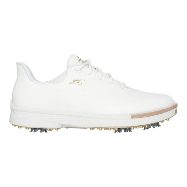 SKECHERS WOMENS GO GOLF JASMINE 2 WHITE/GOLD