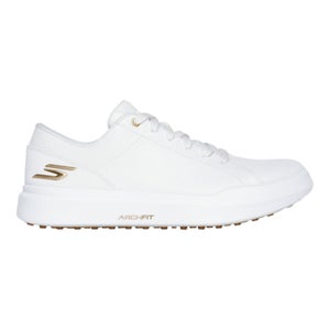 SKECHERS WOMENS GO GOLF DRIVE 6 WHITE/GOLD