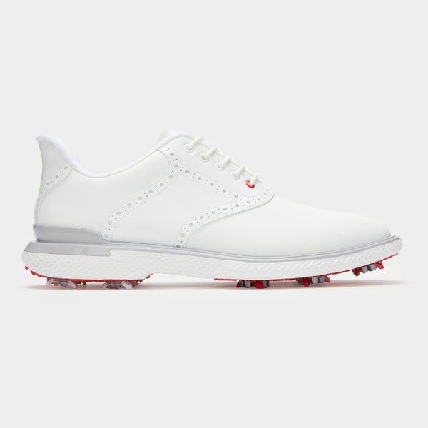 G/FORE MENS GALLIVAN2R G/LOCK SADDLE GOLF SHOE SNOW/NIMBUS